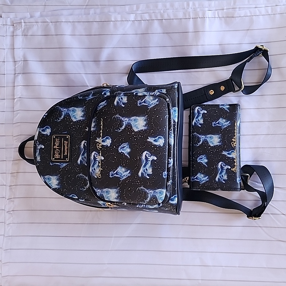 Loungefly Harry Potter Expecto Patronum mini backpack, wallet